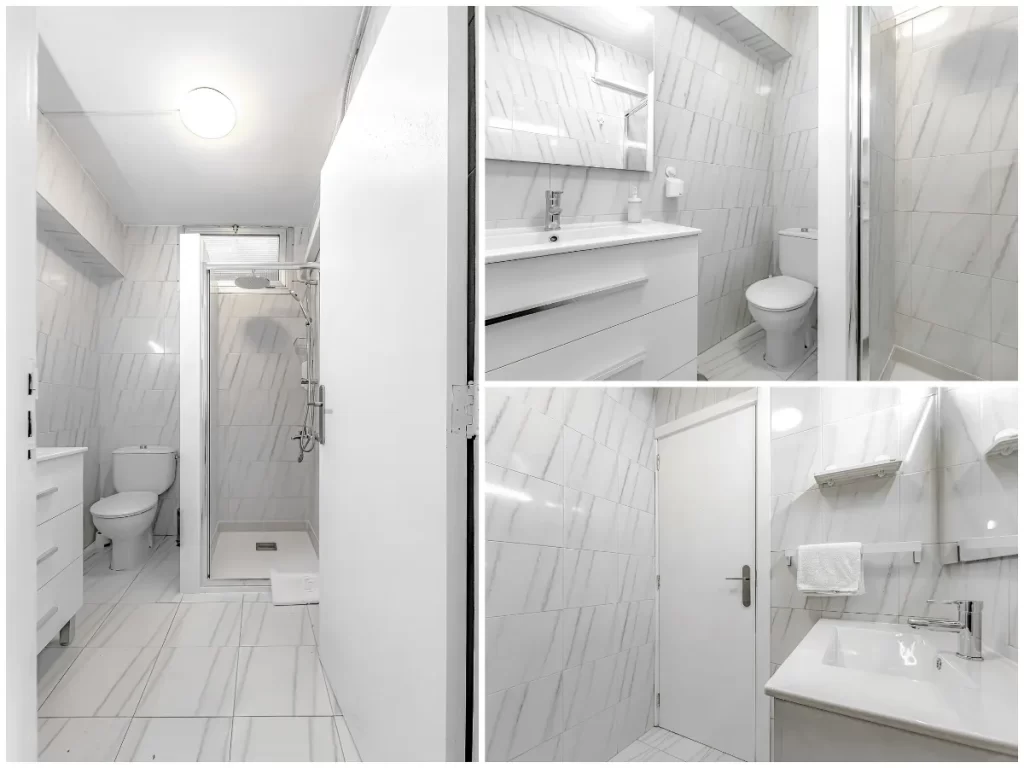 Apartment 8 - Baño con ducha